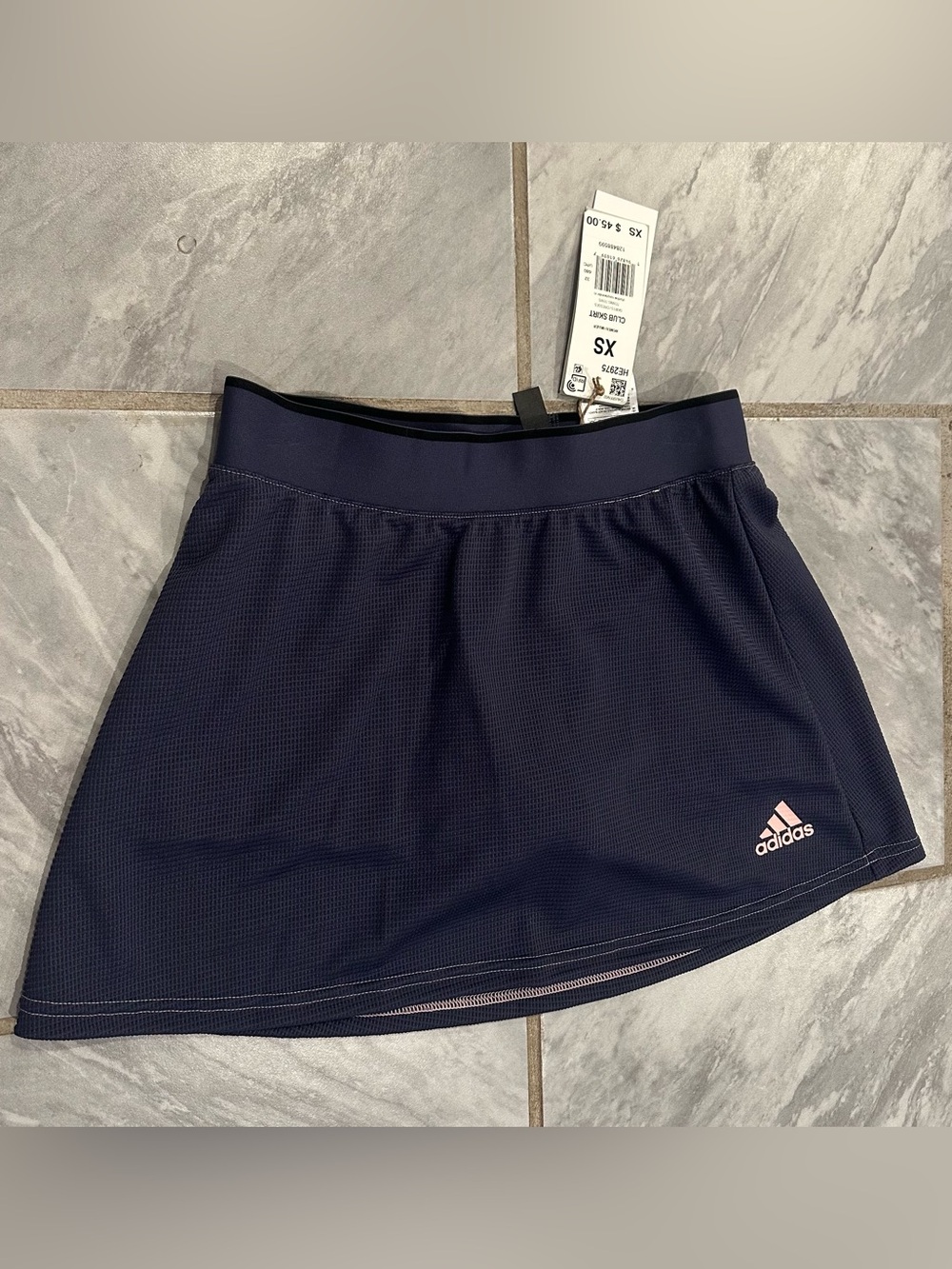 NWT Adidas Womens Blue Club Tenis Skirt Size XS Originally $45